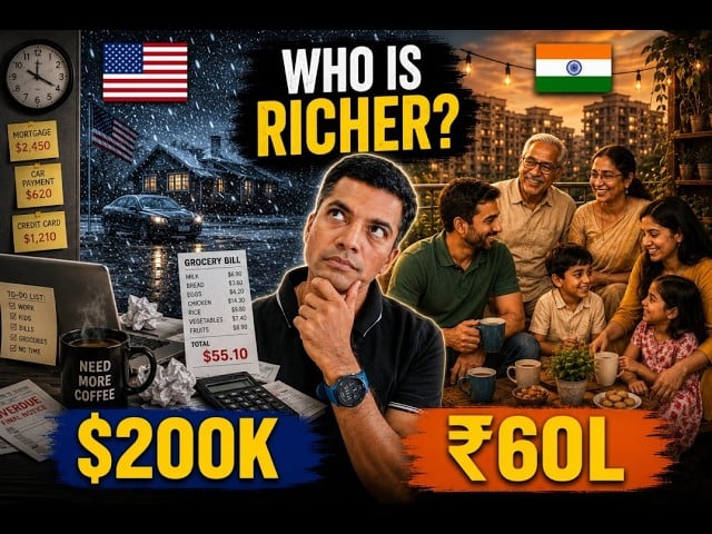 Rs 60 Lakh in India vs $200k in USA: Which Life Feels Richer?