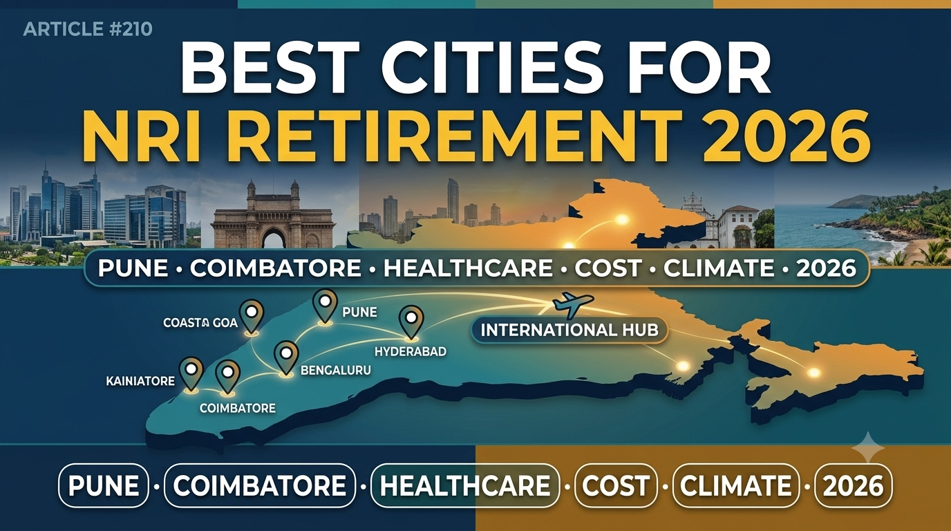 Best Cities in India for NRI Retirement 2026: Cost, Healthcare, Climate