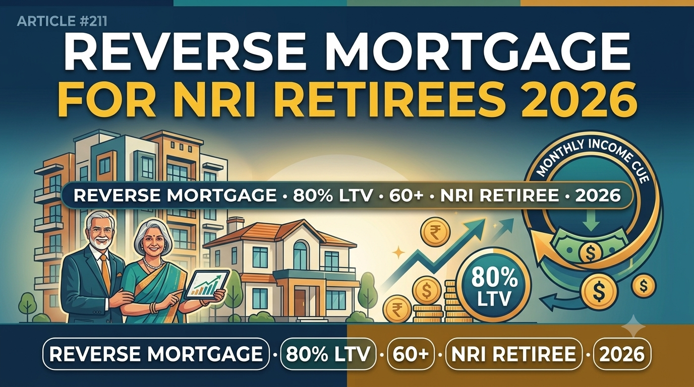 Reverse Mortgage India for NRI Retirees 2026: Eligibility, How It Works, Cost