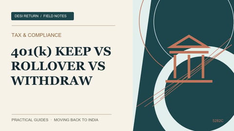 Your 401(k) on Return: Keep vs Rollover vs Withdraw Compared (2026)