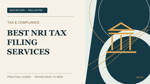 Best NRI Tax Filing Services 2026: ClearTax vs TaxBuddy vs SaveTaxs vs CA