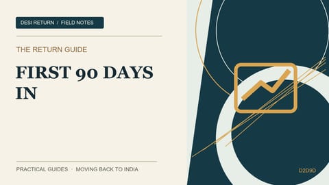 First 90 Days in India: The 40-Task Master Checklist for Returning NRIs