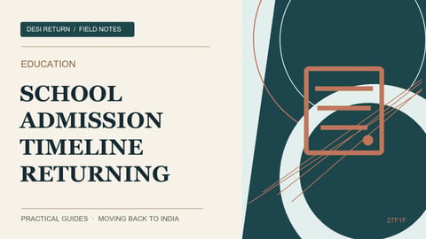 School Admission Timeline for Returning NRIs: TC, Cut-offs & Language (2026)
