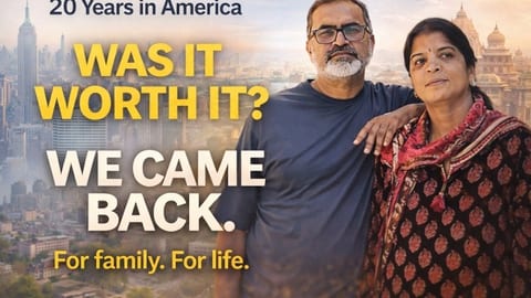IT Family Returned to India After 20 Years in the US