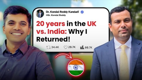 Why He Left a SUCCESSFUL Career Abroad (20 Years) To Be in India?
