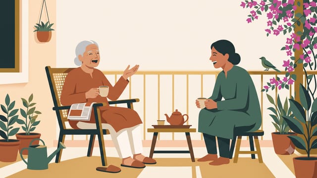 Home Elder Care in India for NRI Parents