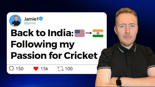 Jamie Alter interview about returning to India for cricket journalism