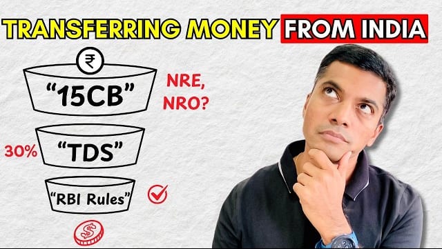 Complete guide to legally transferring money from India to abroad - NRE NRO FCNR accounts, RBI $1 million repatriation limits, and Form 15CA 15CB requirements for NRIs
