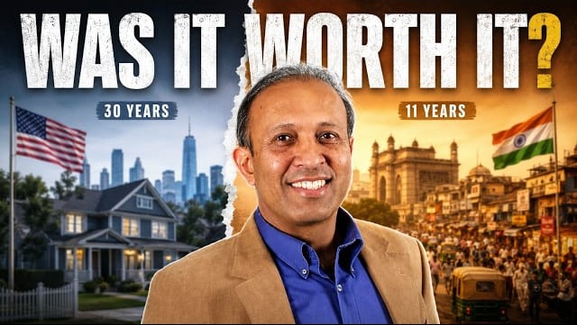 YouTube thumbnail for Ramprasad's return to India after 30 years in the US