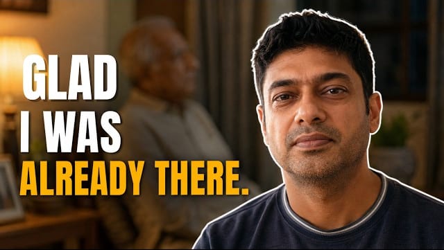 YouTube thumbnail for the Desi Return interview about moving back to India after 25 years in the US