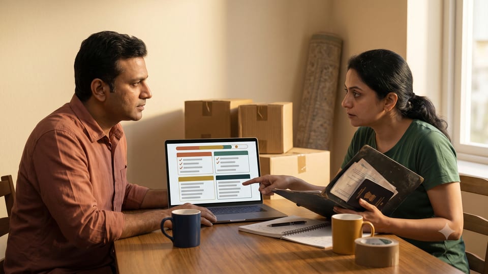 Family planning their return to India together